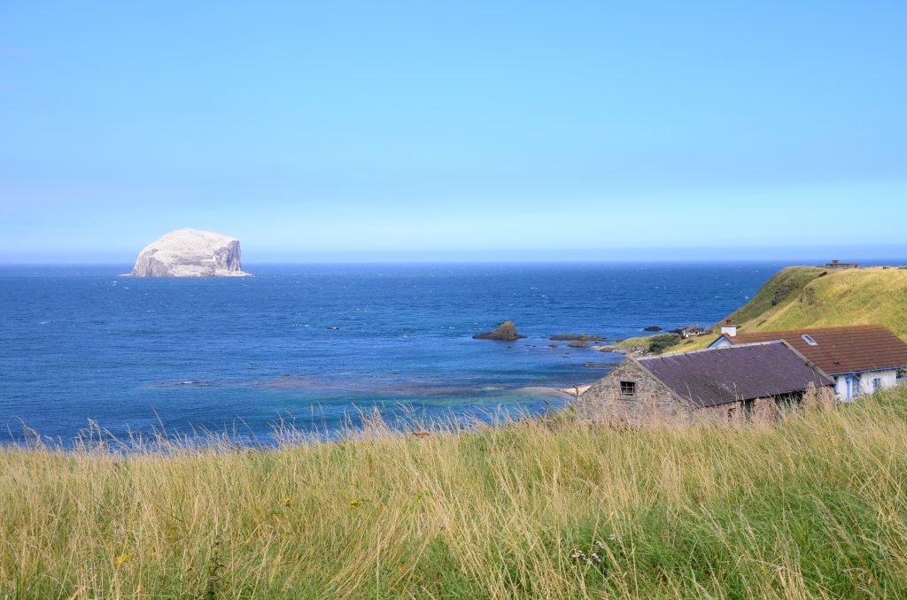 Bass Rock, located off the coast of North Berwick.